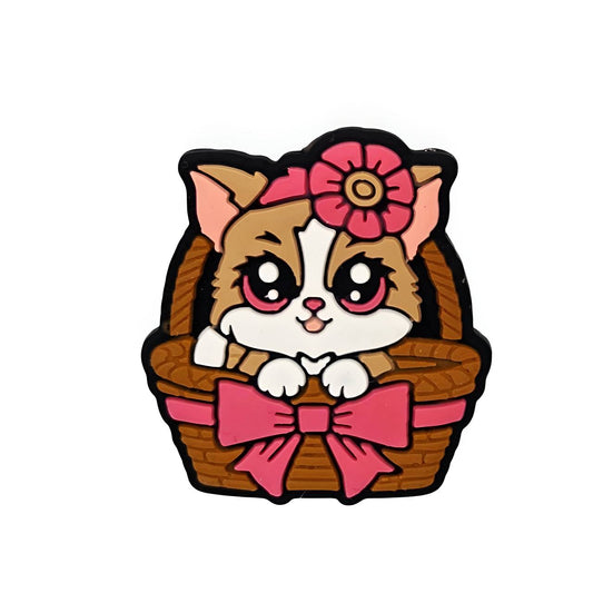Kitty Cuddles Silicone Focal Beads