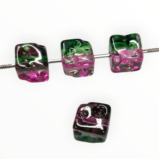 Jungle Juice Square Acrylic Beads