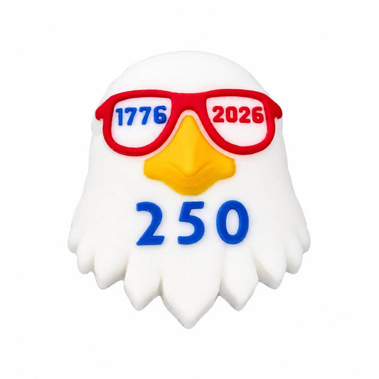 Star Spangled Eagle Silicone Focal Beads