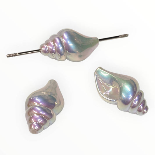 Pearl Shell Acrylic Beads