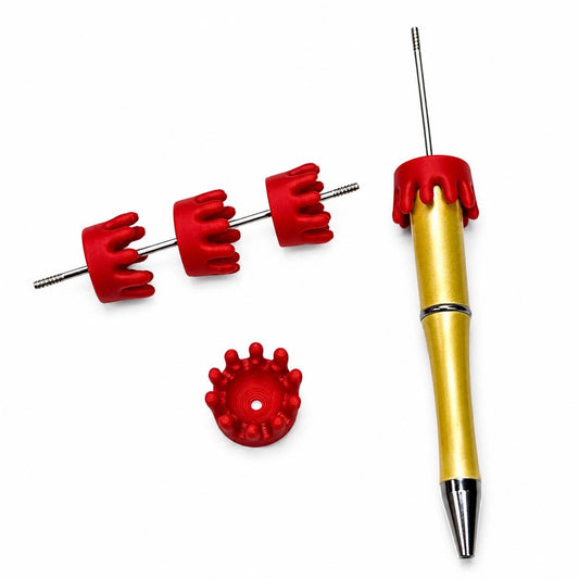 Red Drip Spacer 3D Printed Beads (Not Silicone) Exclusive Design