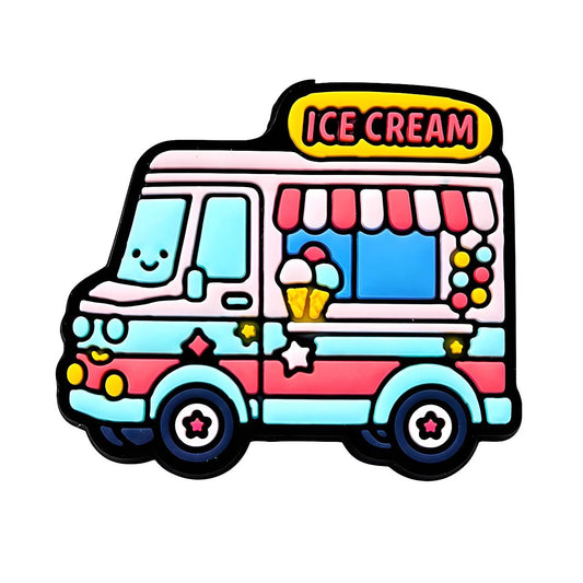 Ice Cream Truck Silicone Focal Bead (Custom Design by Bailey's Beads)