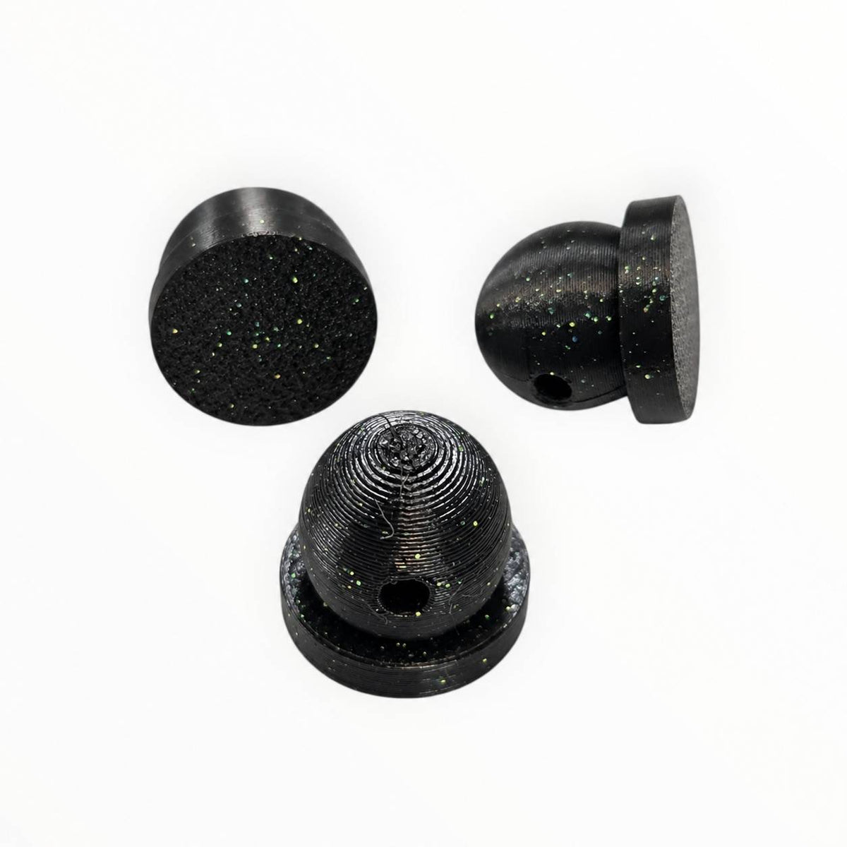 Black Glitter DIY Flatback Bead Attachments – 3D Printed