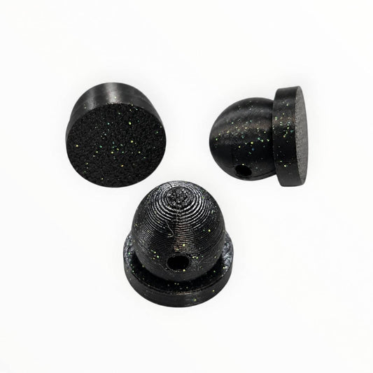 Black Glitter DIY Flatback Bead Attachments – 3D Printed
