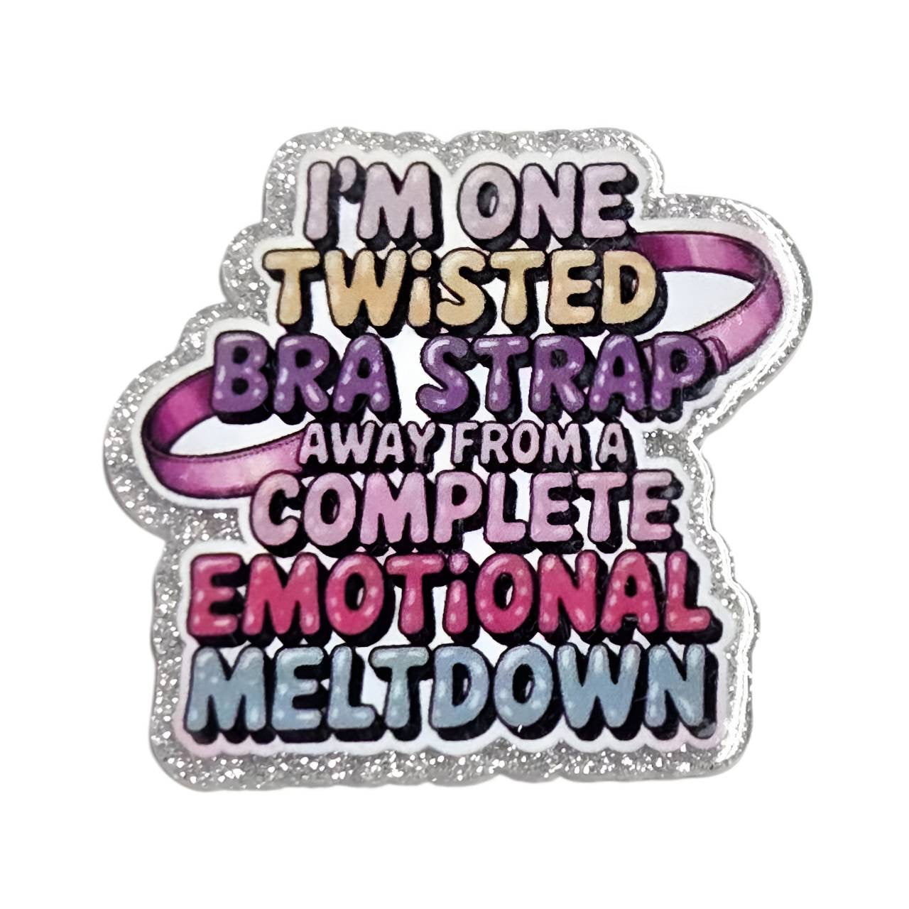 Emotional Meltdown~ Acrylic Flatbacks (Exclusive Bailey's Beads Design)