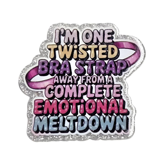 Emotional Meltdown~ Acrylic Flatbacks (Exclusive Bailey's Beads Design)