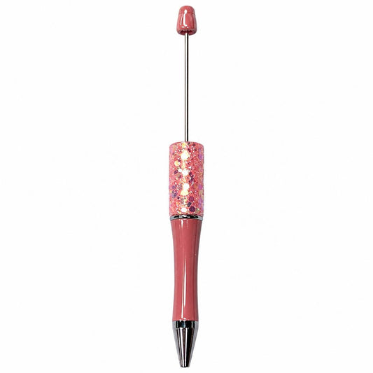 Pink Glitter Beadable Pens