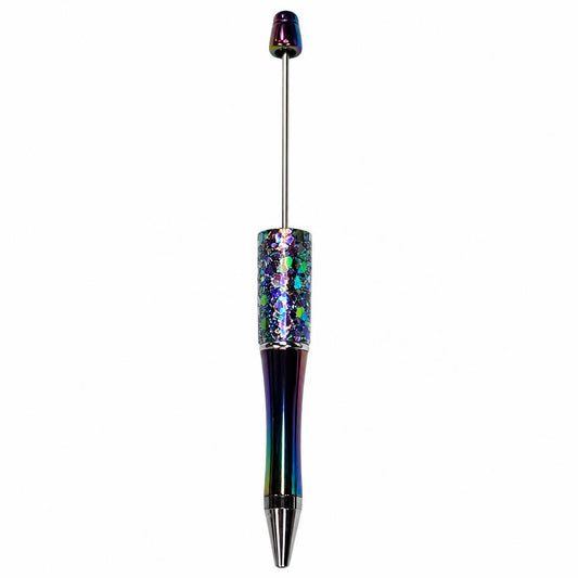 Black Glitter Beadable Pens