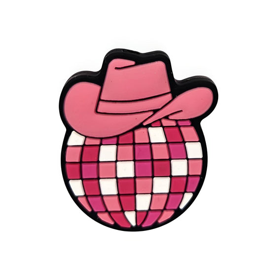 Pink Rodeo Nights Silicone Focal Beads