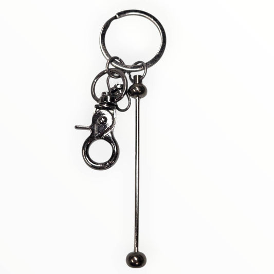 Gunmetal Beadable Keychains