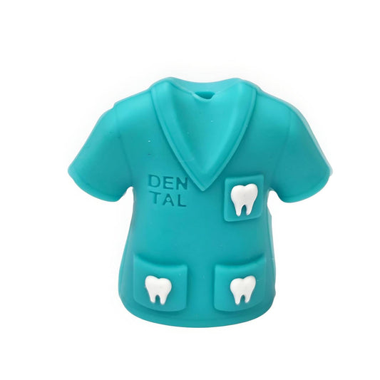 Teal Dental Scrubs Silicone Focal Beads