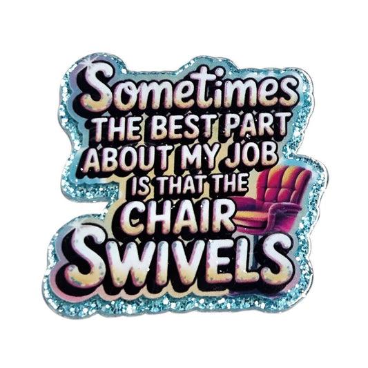 Best part of my Job ~ Acrylic Flatbacks (Exclusive Bailey's Beads Design)