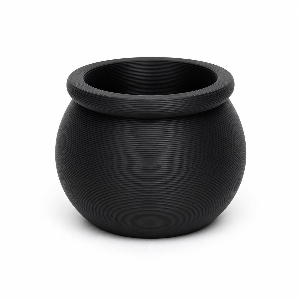 Black 3D printed cauldron Pen Palz bead by Bailey's Beads for Halloween beadable pens, keychains, badge reels, and DIY crafting.
