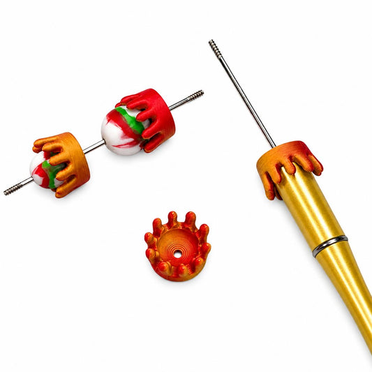 Fire Drip Spacer 3D Printed Beads (Not Silicone) Exclusive Design