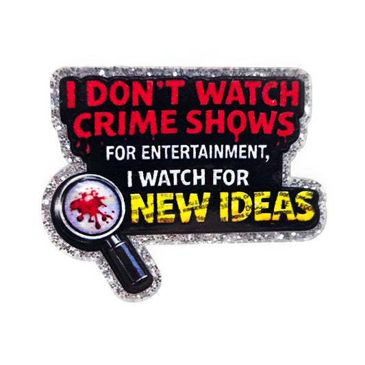 Crime Shows~ Acrylic Flatbacks (Bailey's Beads Custom Design)