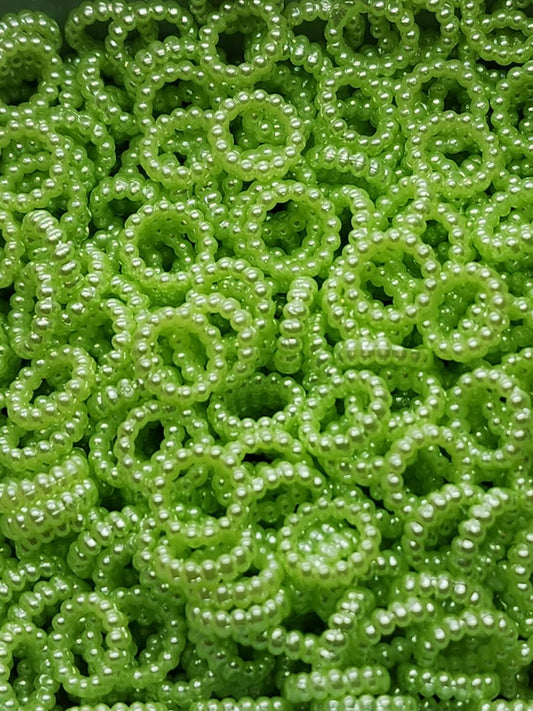Green Pearl Spacers