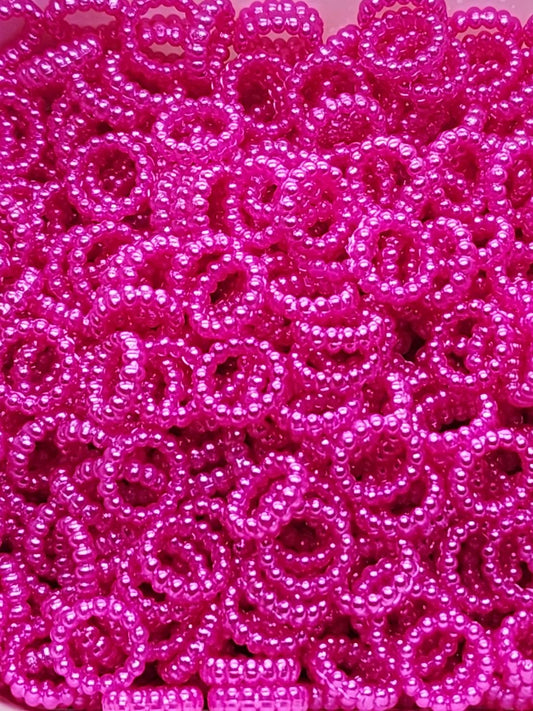 Magenta Pearl Spacers
