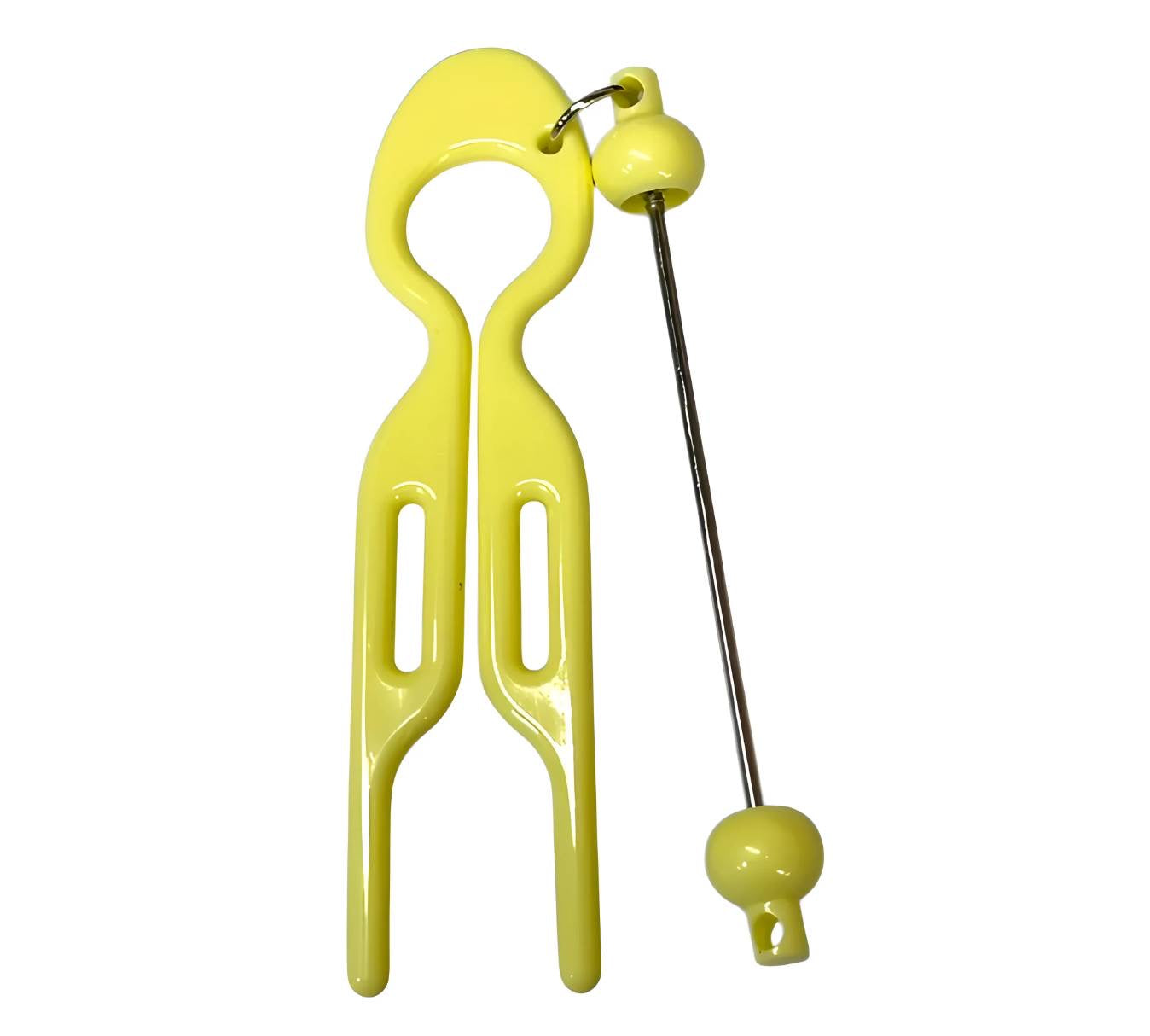 Yellow Beadable Hair Pin