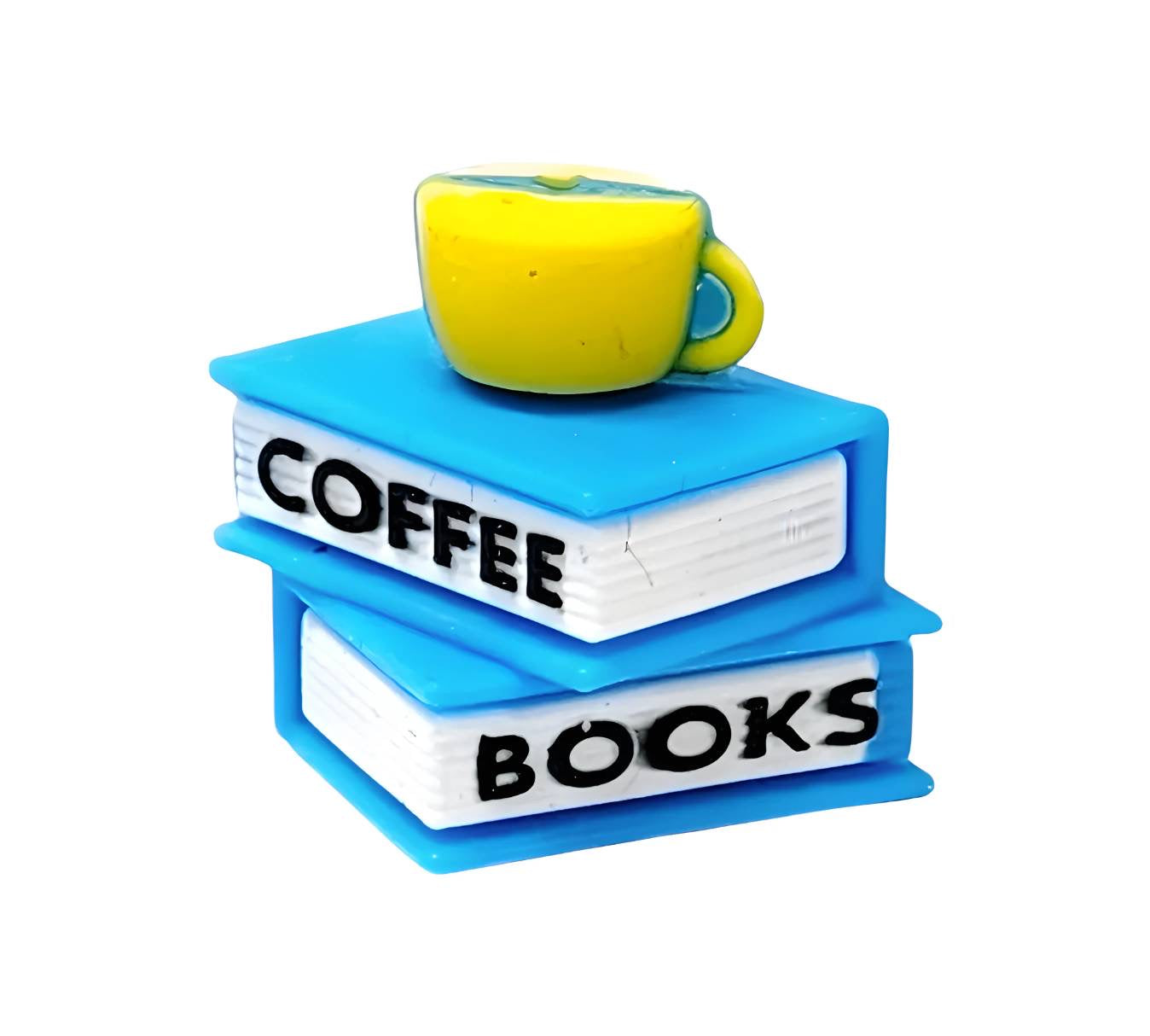 3D Coffee Book Focal Beads