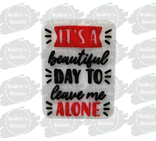 Leave me Alone  Focal Beads (Exclusive)