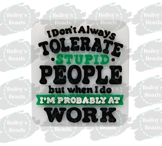 Stupid People Focal Beads (Exclusive)