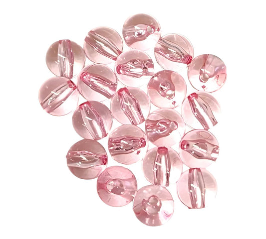 Light Pink Transparent *12mm* (Bubblegum Beads)