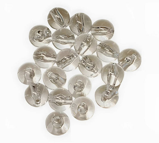 Clear Transparent *12mm* (Bubblegum Beads)