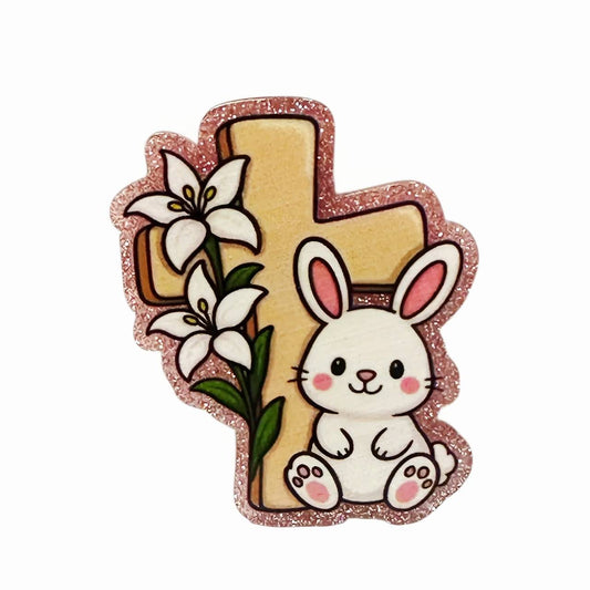 Heavenly Hops~ Acrylic Flatbacks (Exclusive Bailey's Beads Design)