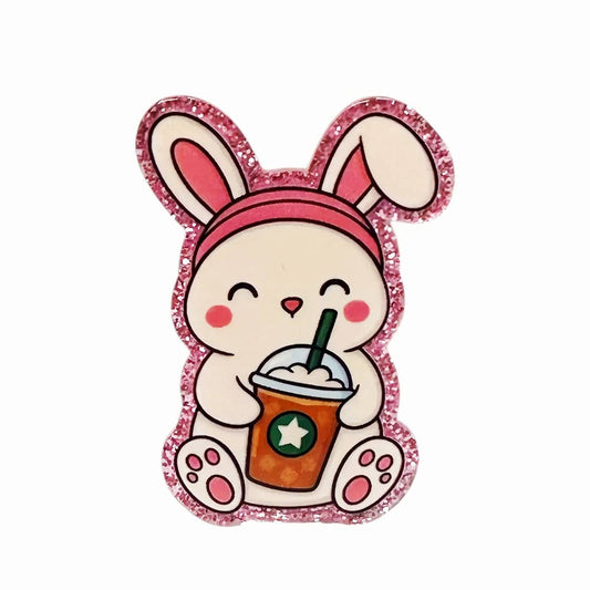 Morning Whiskers~ Acrylic Flatbacks (Exclusive Bailey's Beads Design)