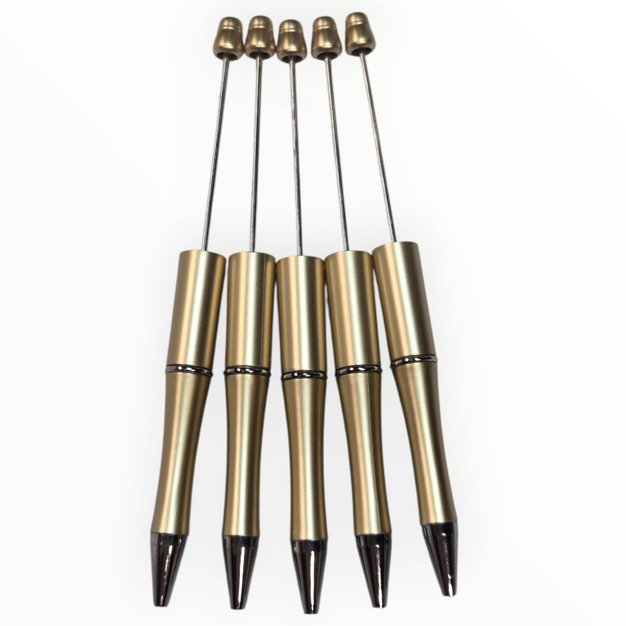 Gold Beadable Pens (5 Pack)