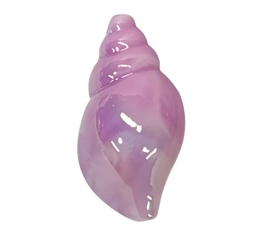 Lavender Shell Acrylic Beads