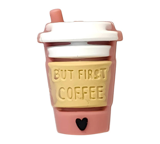 3D But Coffee First Focal Beads