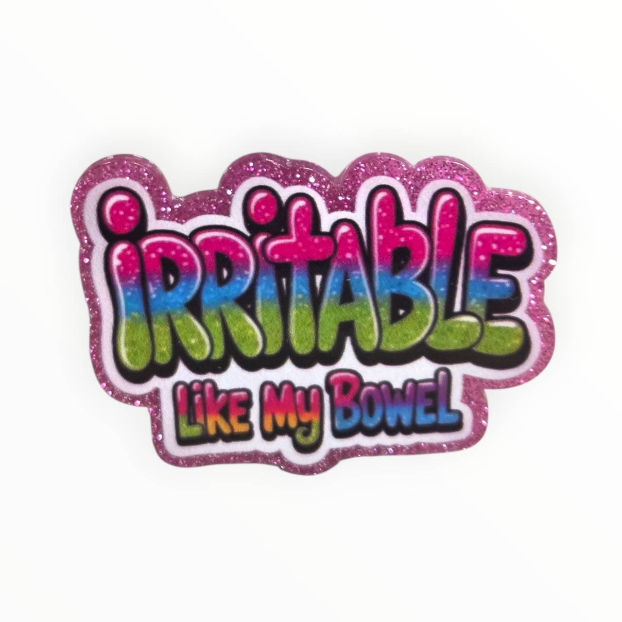 Irritable~ Acrylic Flatbacks (Exclusive Bailey's Beads Design)