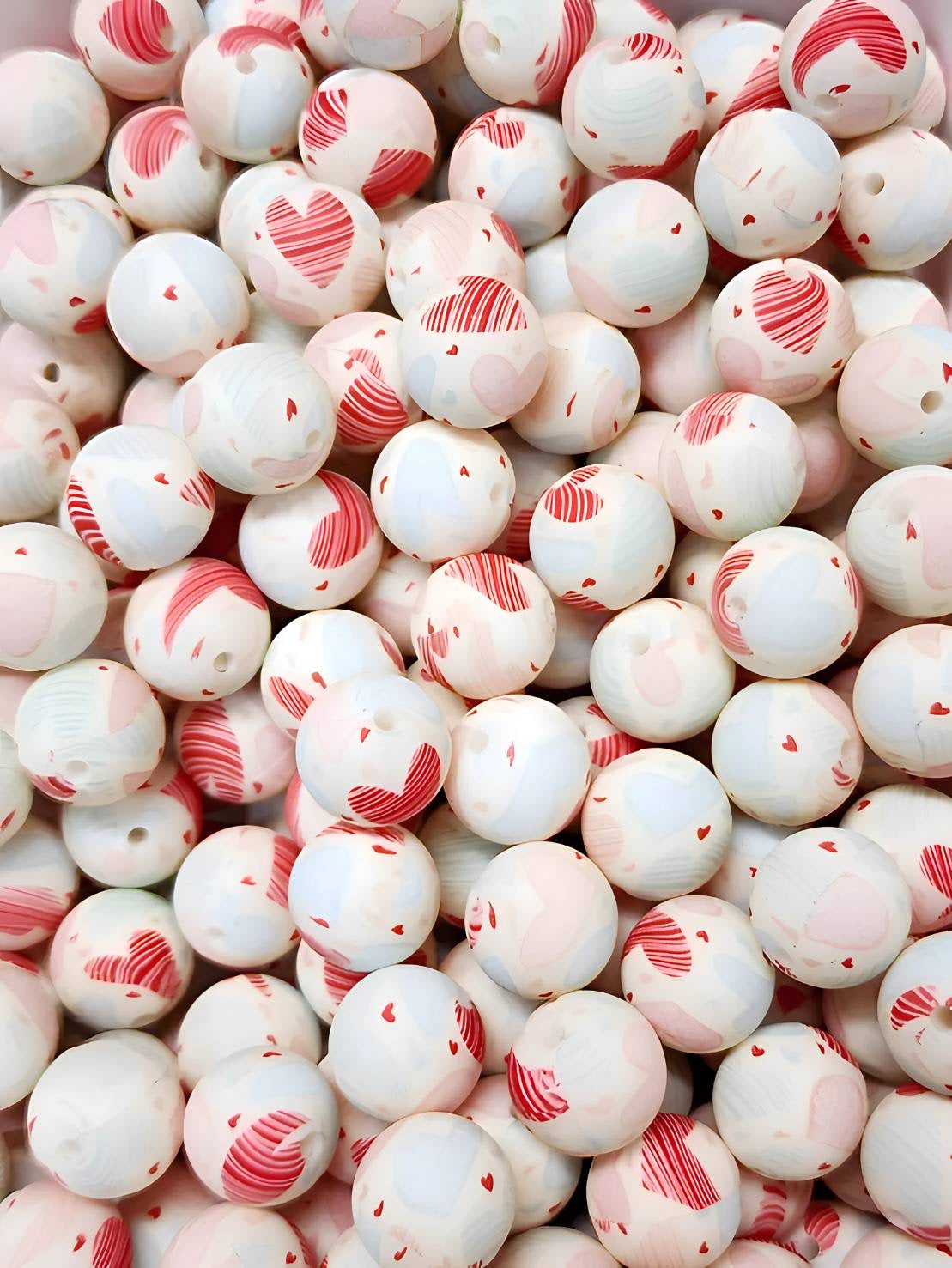 15mm Heart Harmony Beads