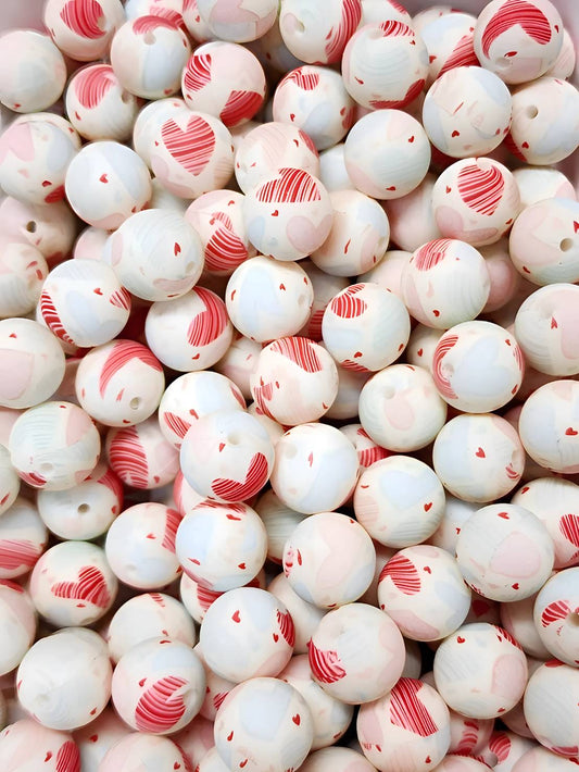 15mm Heart Harmony Beads