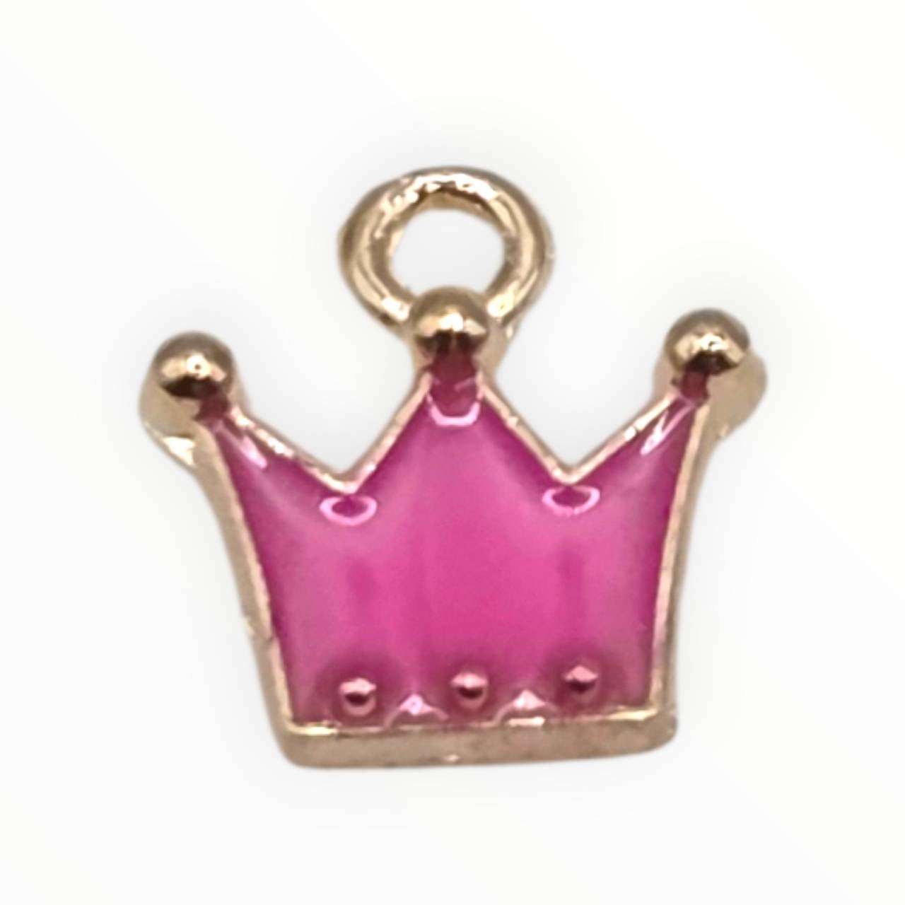 Pink Crown Charms