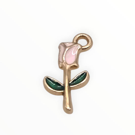 Pink Rose Charms