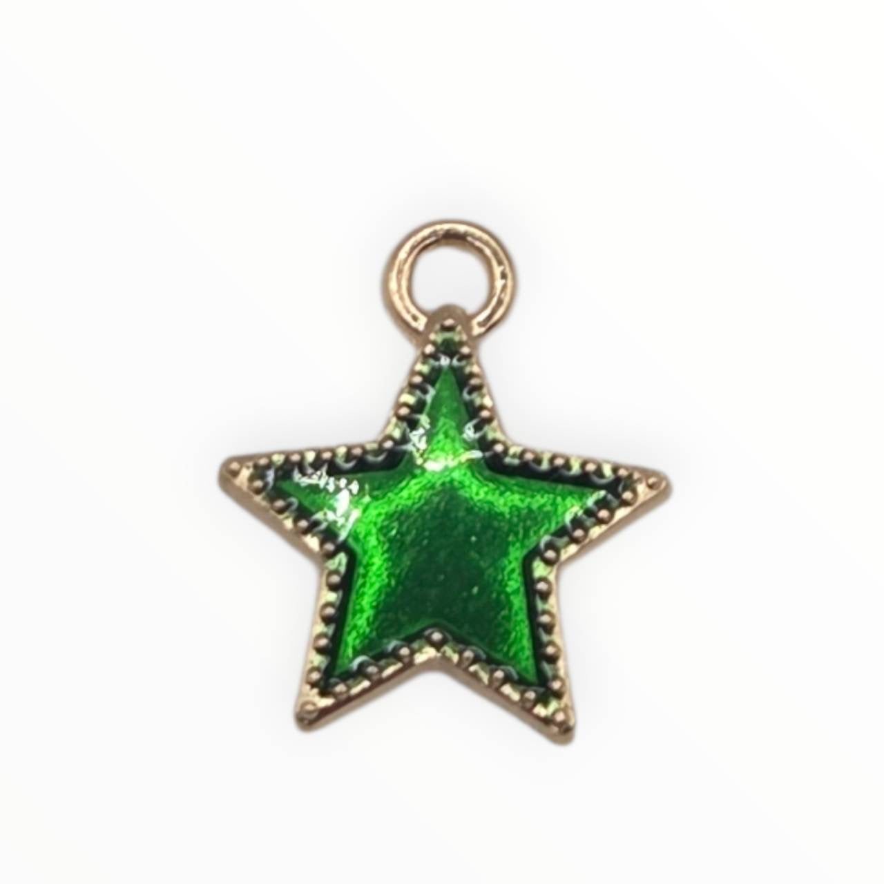 Emerald Star Charms