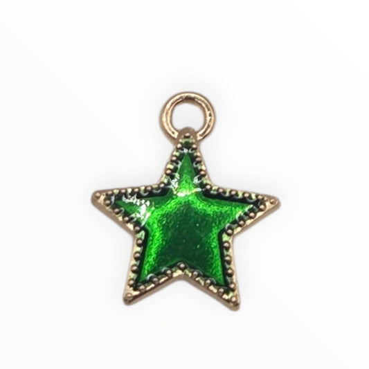 Emerald Star Charms