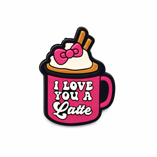 Love you Latte Silicone Focal Beads