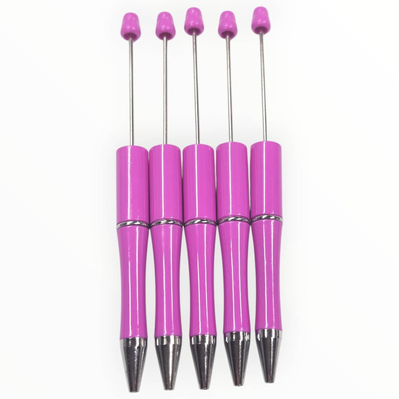 Magenta Beadable Pens (5 Count)