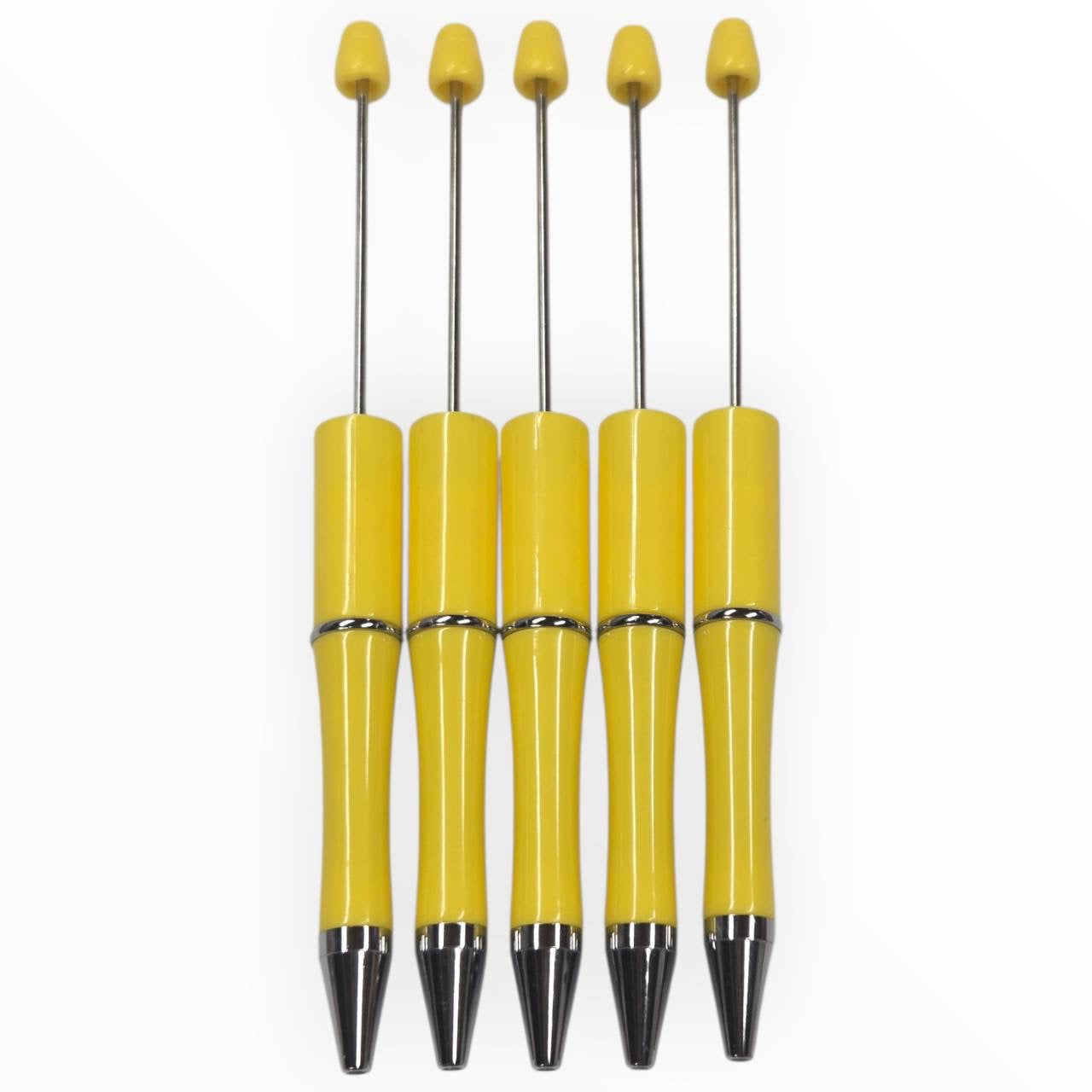 Yellow Beadable Pens (5 Count)