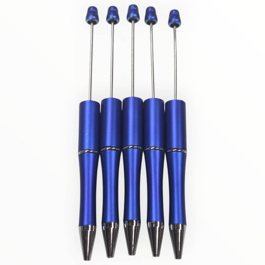 Royal Blue Beadable Pens (5 Count)