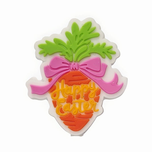 Happy Easter Silicone Focal Beads
