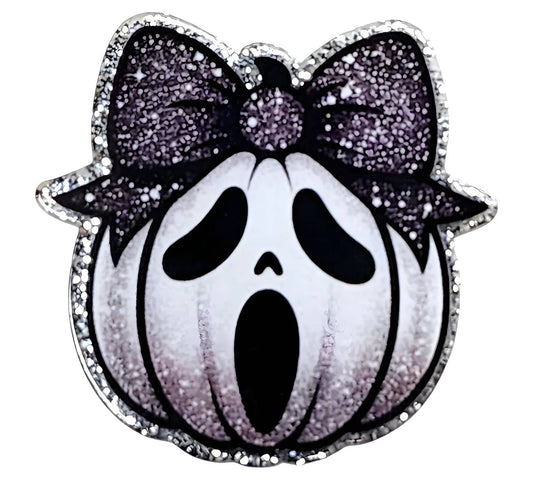Scream Pumpkin ~Flatback Acrylics~