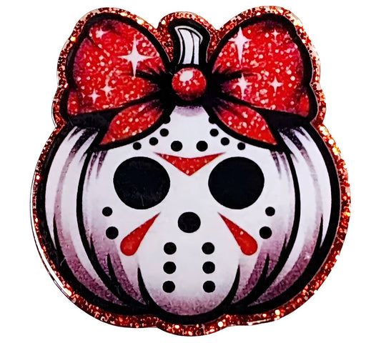 Jason Pumpkin ~Flatback Acrylics~