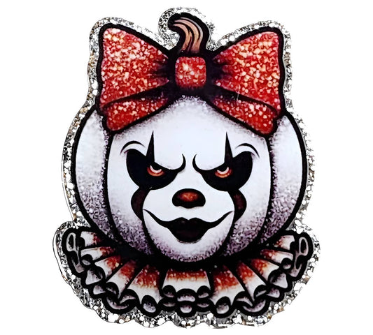 Pennywise Pumpkin ~Flatback Acrylics~
