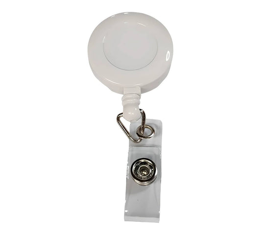 Beadable Badge White