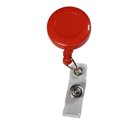 Beadable Badge Red