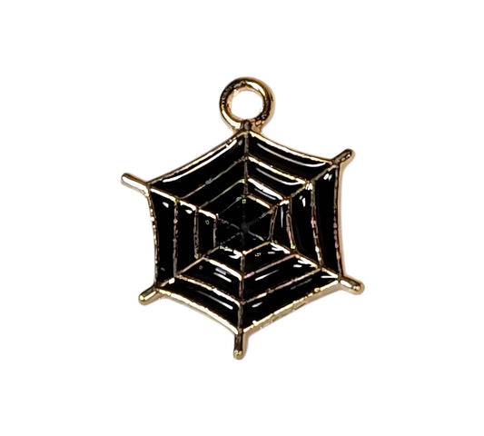 Black Web Charms